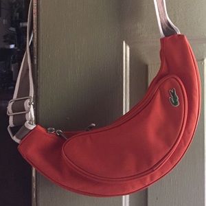 Lacoste Orange cross body bag